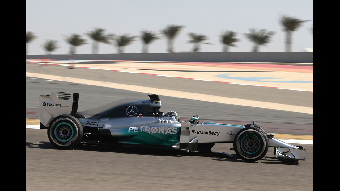 Nico Rosberg - Mercedes - Formel 1 - Test - Bahrain - 22. Februar 2014