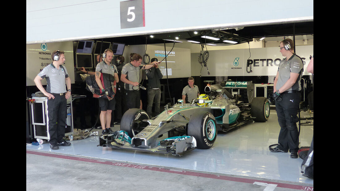 Nico Rosberg - Mercedes - Formel 1 - Test - Bahrain - 22. Februar 2014
