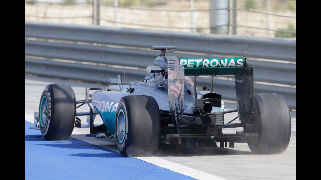 Nico Rosberg - Mercedes - Formel 1 - Test - Bahrain - 27. Februar 2014 