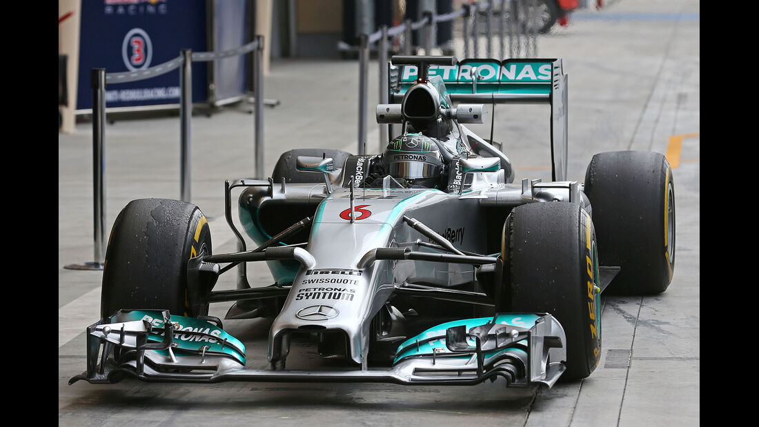 Nico Rosberg  Mercedes - Formel 1 - Test - Bahrain - 27. Februar 2014