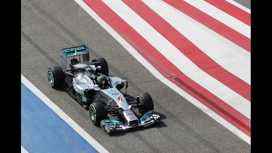 Nico Rosberg  Mercedes - Formel 1 - Test - Bahrain - 27. Februar 2014