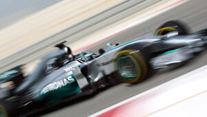 Nico Rosberg - Mercedes - Formel 1 - Test - Bahrain . 27. Februar 2014