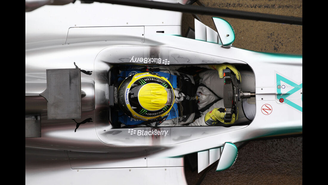 Nico Rosberg, Mercedes, Formel 1-Test, Barcelona, 01. März 2013