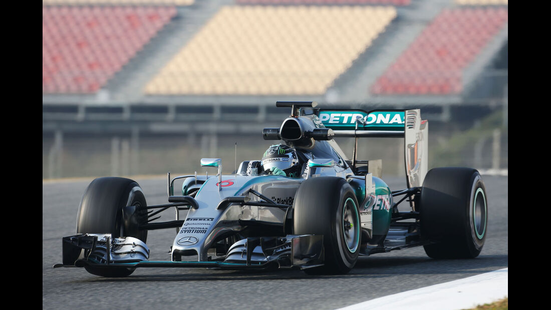 Nico Rosberg - Mercedes - Formel 1-Test - Barcelona - 20. Februar 2015