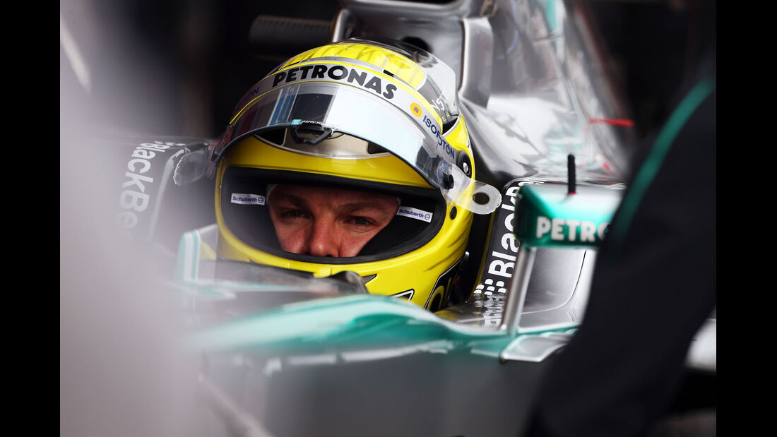 Nico Rosberg, Mercedes, Formel 1-Test, Barcelona, 21. Februar 2013