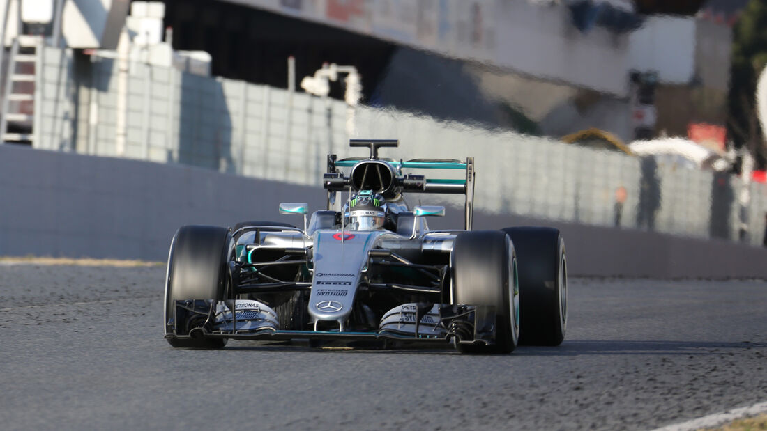 Nico Rosberg - Mercedes - Formel 1-Test - Barcelona - 25. Februar 2016