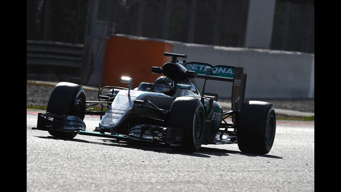 Nico Rosberg - Mercedes - Formel 1-Test - Barcelona - 25. Februar 2016