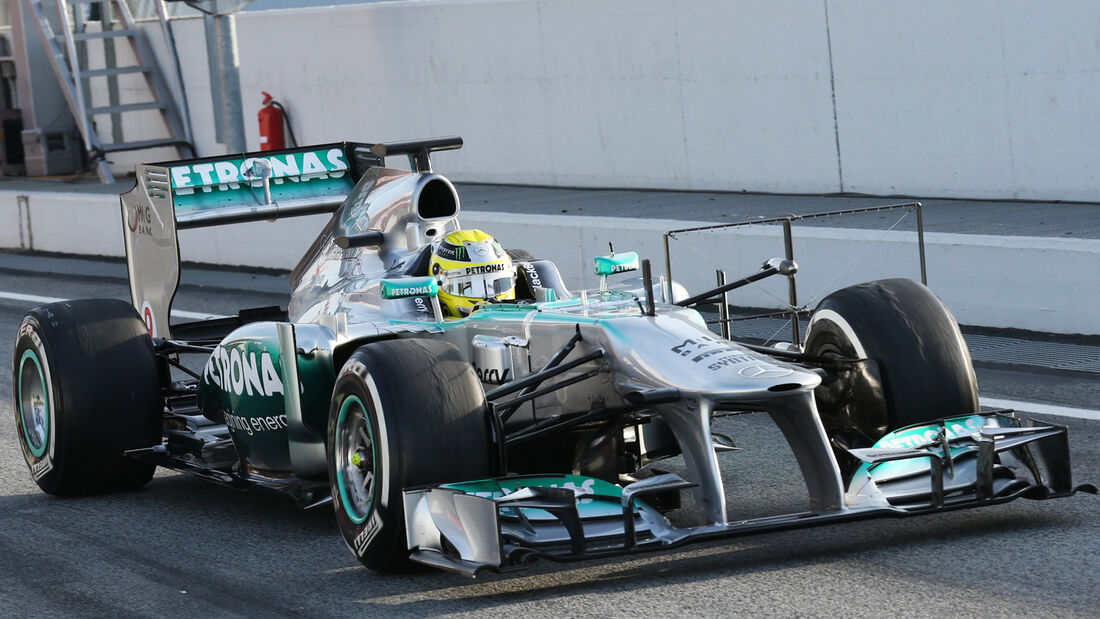 Nico Rosberg - Mercedes - Formel 1 - Test - Barcelona - 3. März 2013