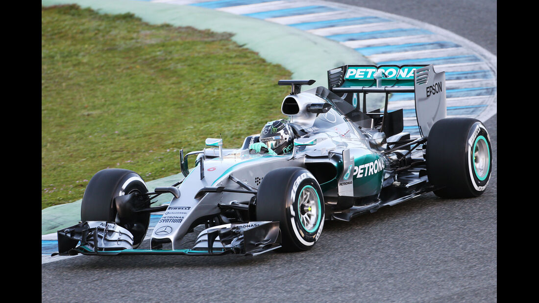 Nico Rosberg - Mercedes - Formel 1-Test Jerez - 1. Januar 2015 