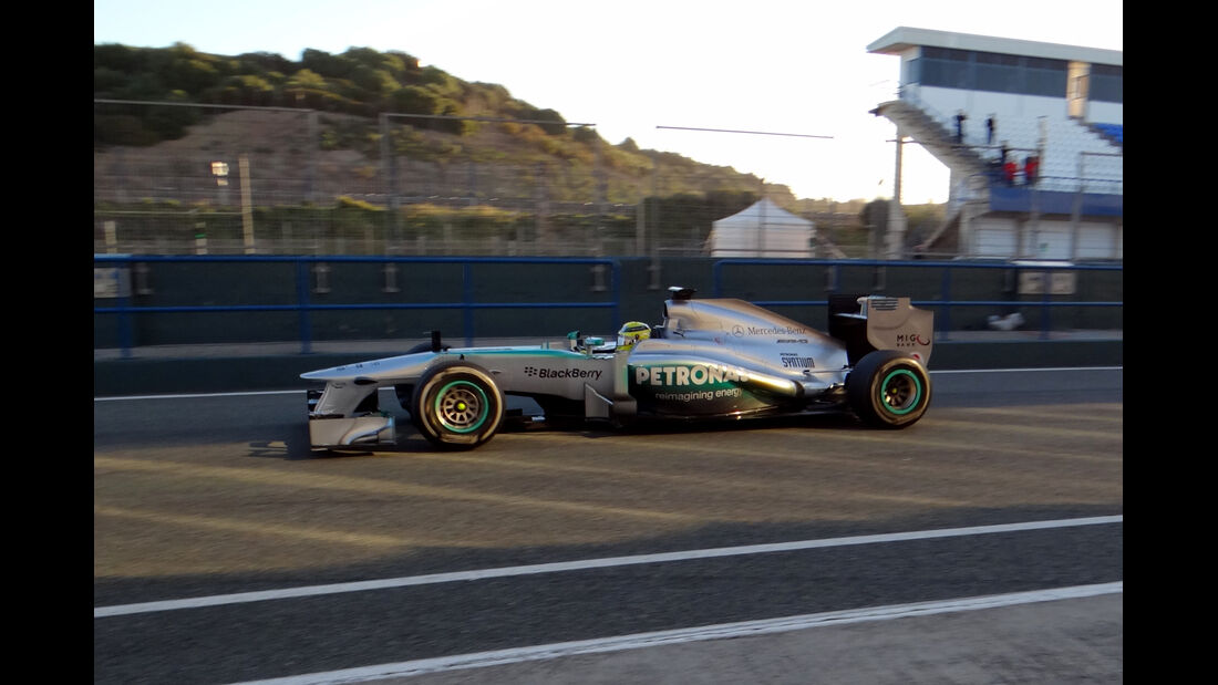 Nico Rosberg - Mercedes - Formel 1 - Test - Jerez - 7. Februar 2013