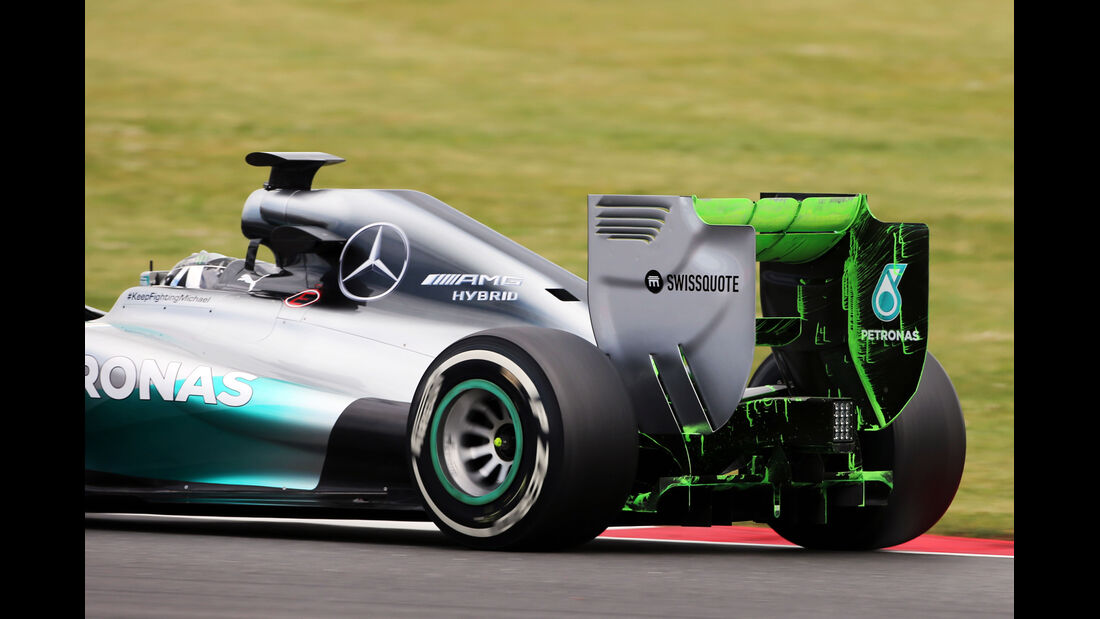Nico Rosberg - Mercedes - Formel 1-Test - Silverstone 2014