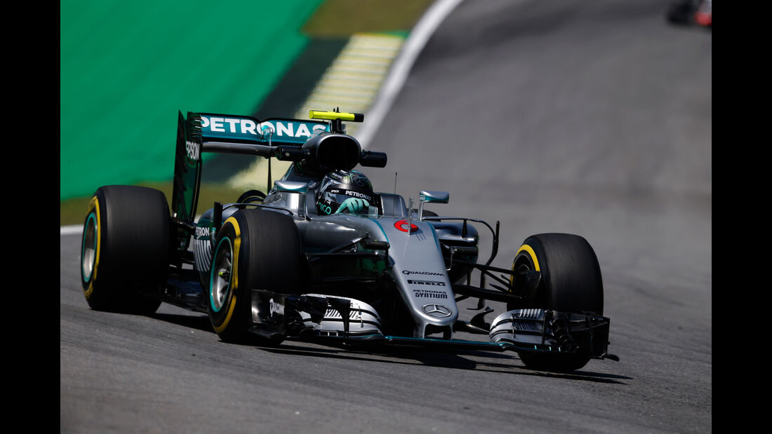 Nico Rosberg - Mercedes - GP Brasilien - Interlagos - Freitag - 11.11.2016
