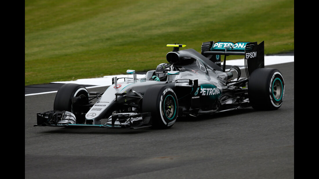 Nico Rosberg - Mercedes - GP England - Silverstone - Formel 1 - Freitag - 8.7.2016