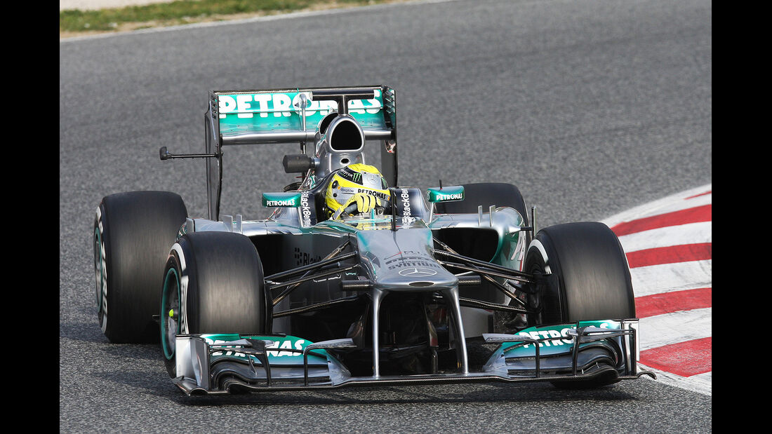 Nico Rosberg, Mercedes GP, Formel 1-Test, Barcelona, 19.2.2013