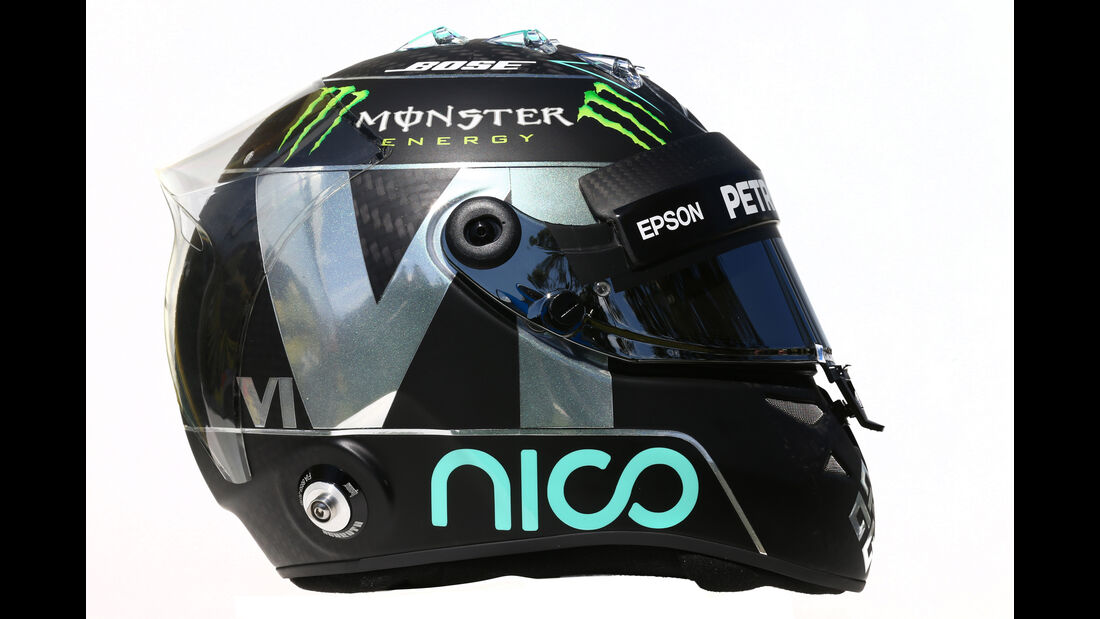 Nico Rosberg - Mercedes - Helm - Formel 1 - 2016