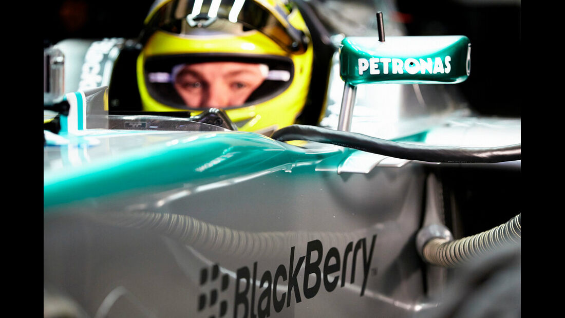 Nico Rosberg Mercedes Jerez 2013