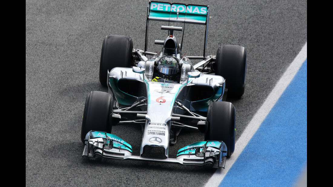 Nico Rosberg - Mercedes - Jerez - Formel 1 - Test - 29. Januar 2014