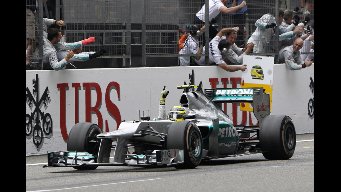 Nico Rosberg Mercedes W03 GP China 2012