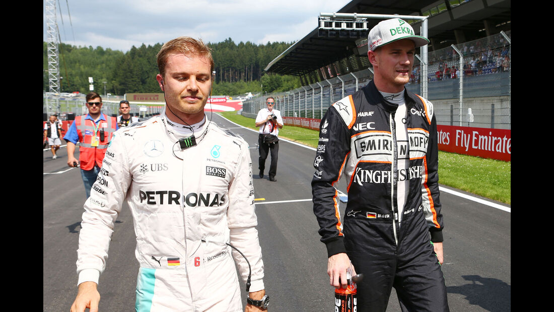 Nico Rosberg - Nico Hülkenberg - Formel 1 - GP Österreich - 2. Juli 2016