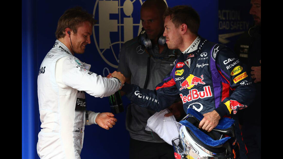 Nico Rosberg - Sebastian Vettel - Formel 1 - GP Monaco - 25. Mai 2013
