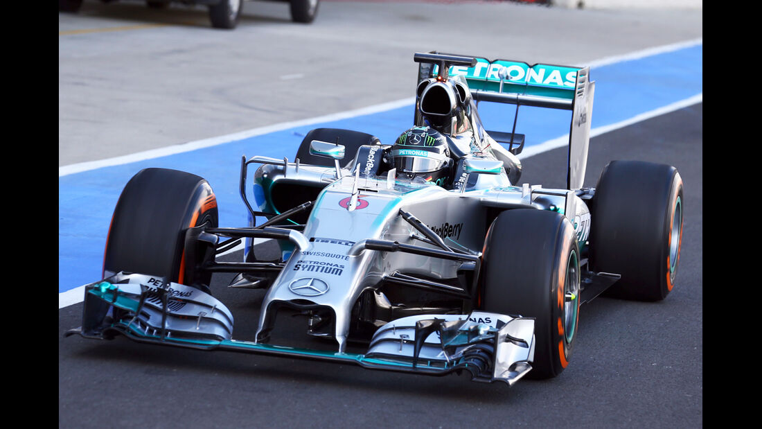 Nico Rosberg - Test Silverstone 2014