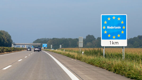 Niderlande Autobahn Grenze