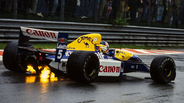 Nigel Mansell - Williams-Renault - GP Belgien 1992 - Spa
