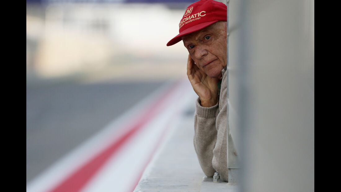 Niki Lauda - Bahrain - Formel 1 Test - 2014