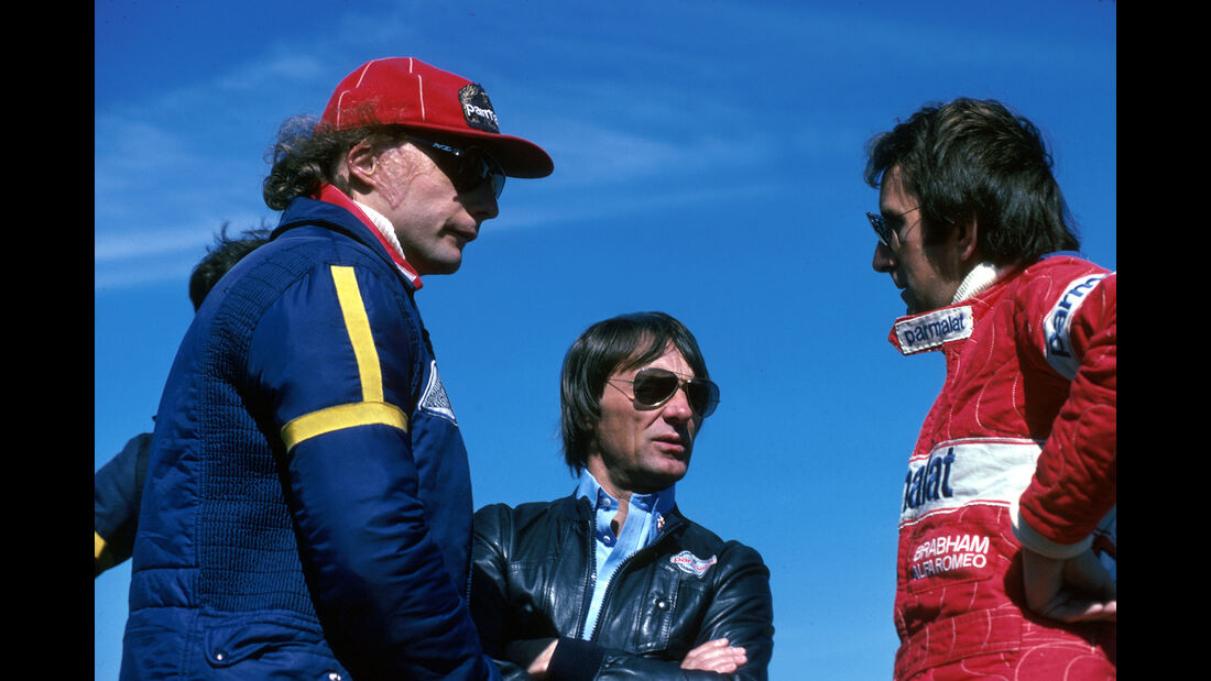 Niki Lauda - Bernie Ecclestone - John Watson - GP Schweden 1978 - Anderstorp