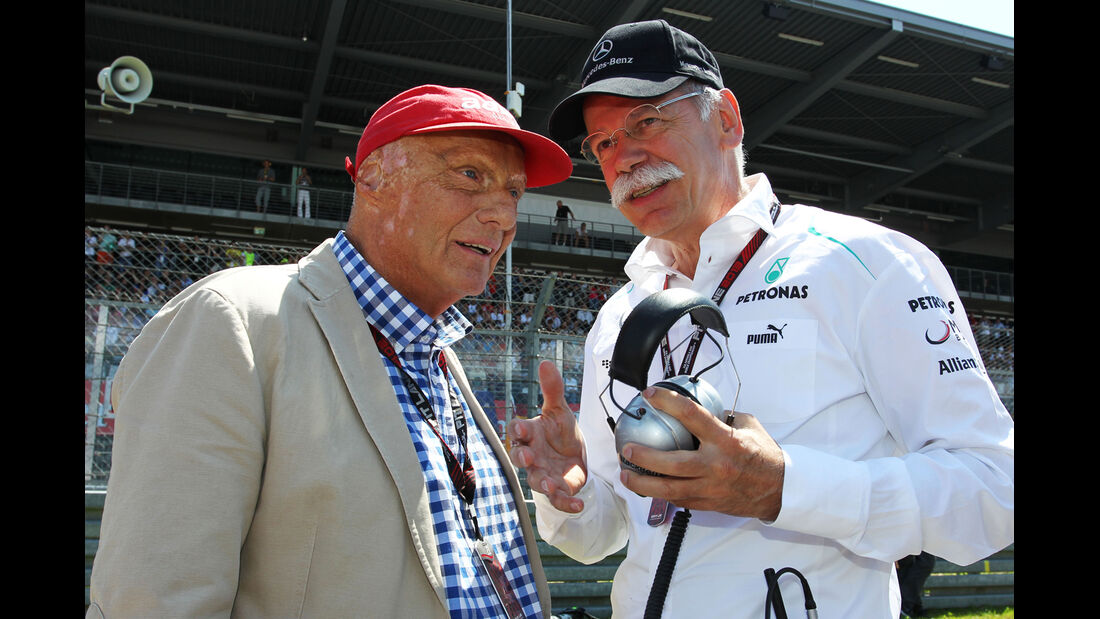 Niki Lauda & Dieter Zetsche - Formel 1 - GP Deutschland 2013