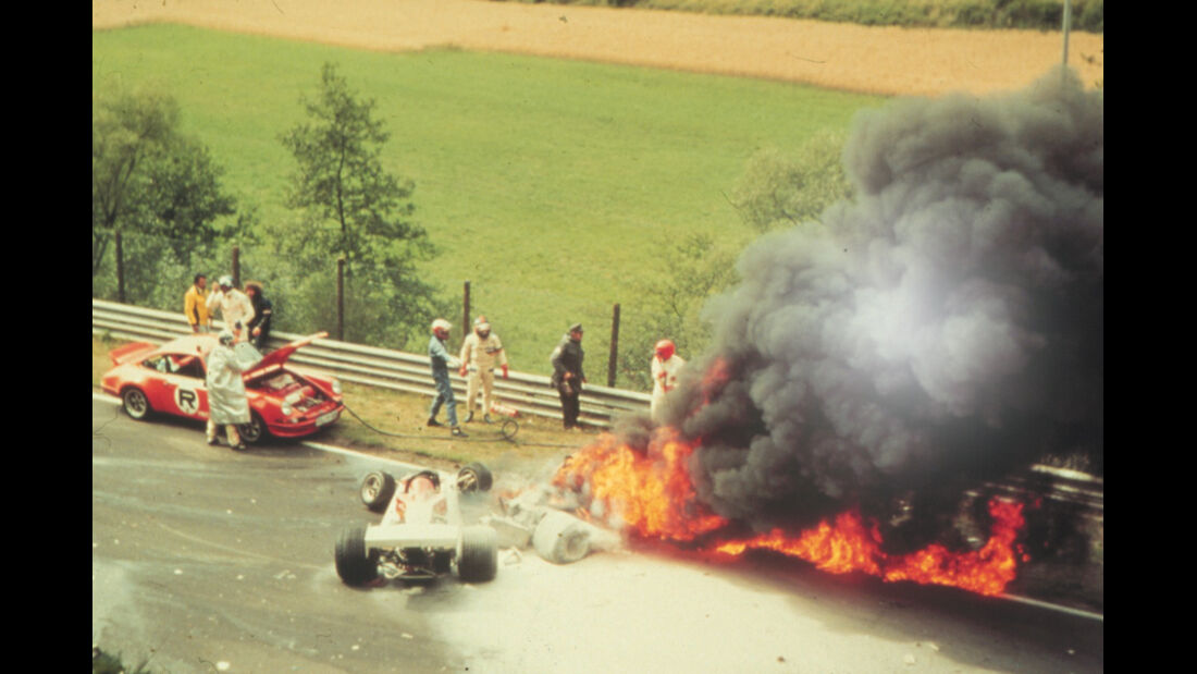 Niki Lauda - Feuer Unfall auf der Nordschleife
