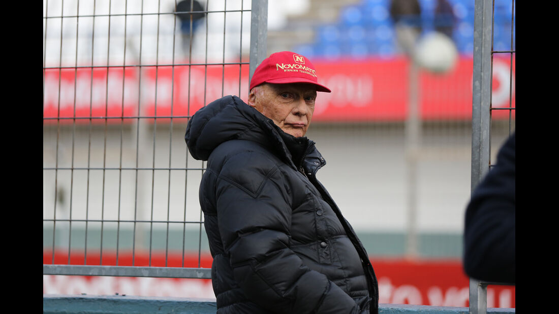 Niki Lauda - Formel 1 - Test - Jerez - 28. Januar 2014