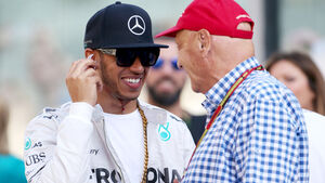 Niki Lauda & Lewis Hamilton - Formel 1 - Mercedes - 2015