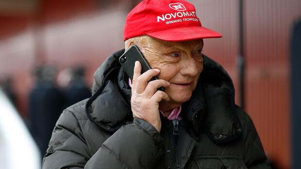 Niki Lauda - Mercedes - F1-Test - Barcelona - Tag 2 - 27. Februar 2018