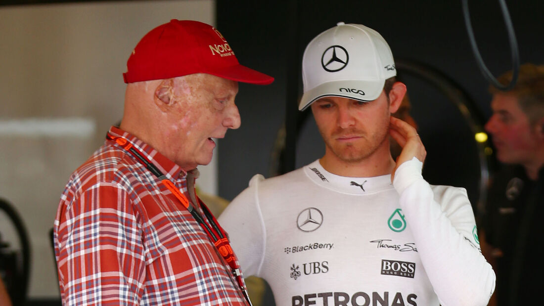 Niki Lauda & Nico Rosberg - F1 - 2015