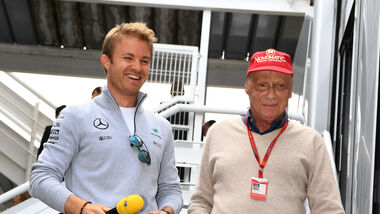 Niki Lauda & Nico Rosberg - Mercedes - F1 2016