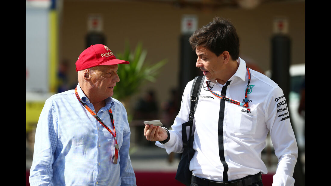 Niki Lauda & Toto Wolff - Formel 1 - GP Abu Dhabi - 27. November 2015