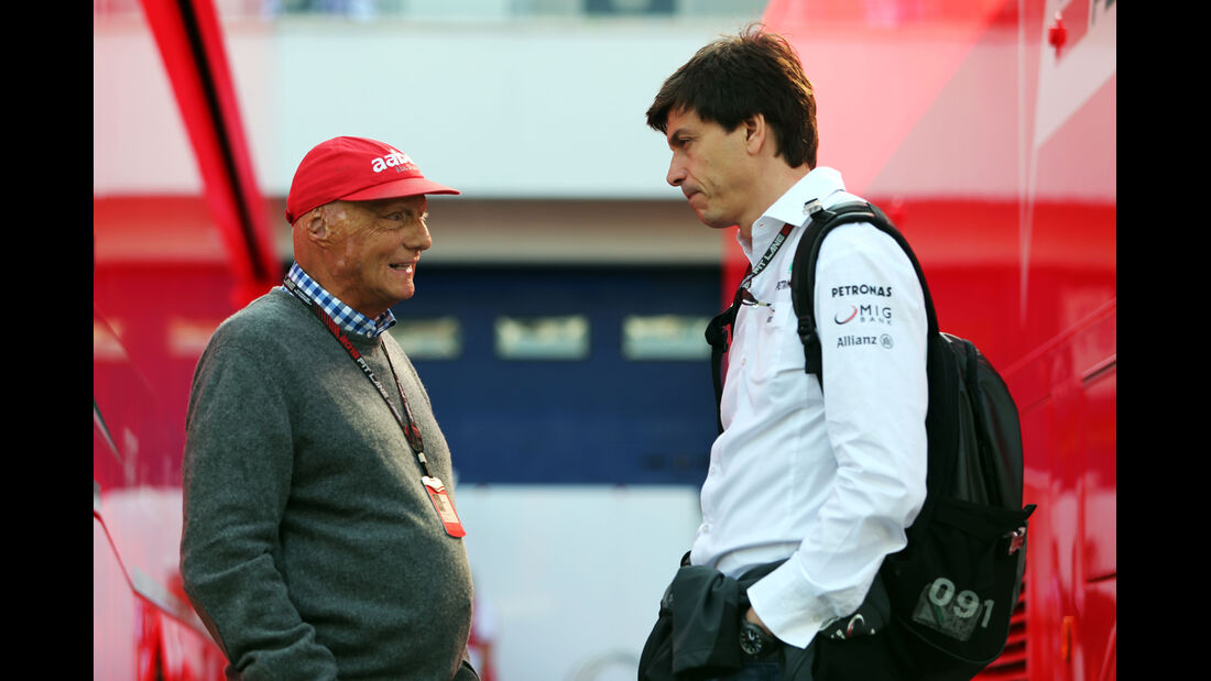 Niki Lauda & Toto Wolff - Formel 1 - GP Deutschland - 6. Juli 2013