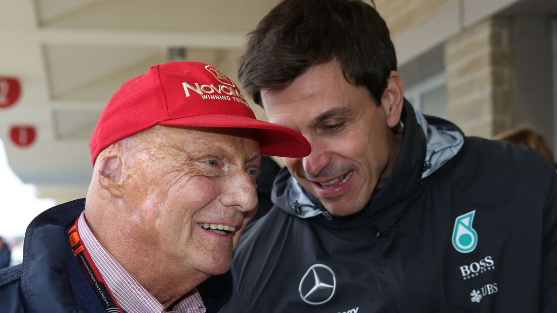 Niki Lauda & Toto Wolff - GP USA 2015