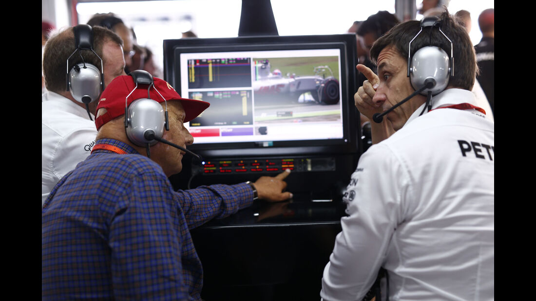 Niki Lauda - Toto Wolff - Mercedes - GP Abu Dhabi 2016 - Formel 1