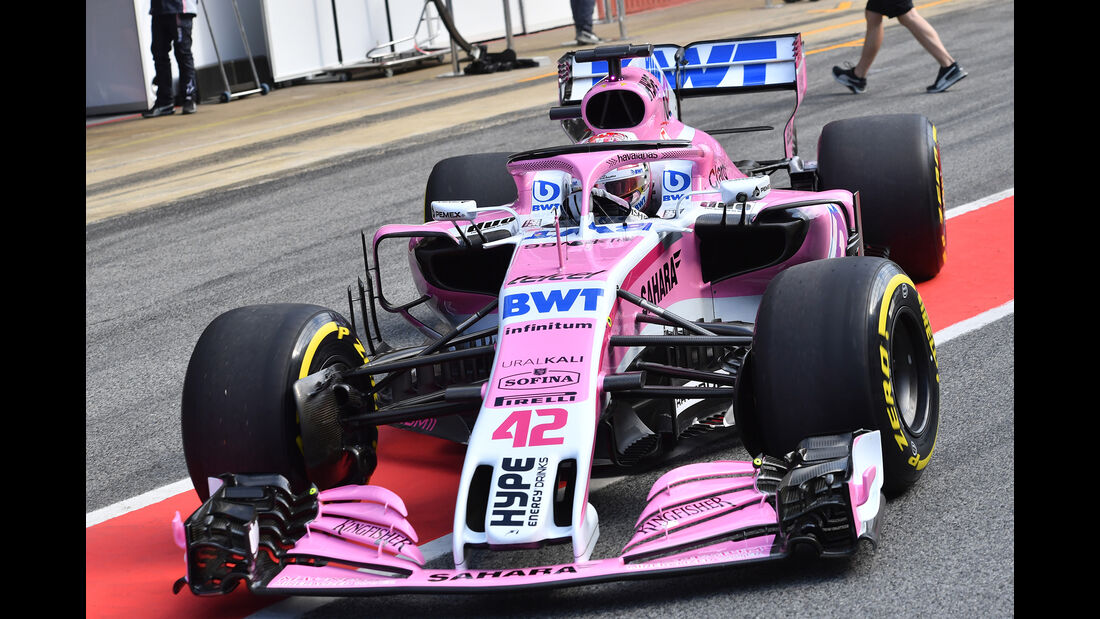 Nikita Mazepin - Force India - F1-Test - GP Spanien - Barcelona - Tag 2 - 16. Mai 2018