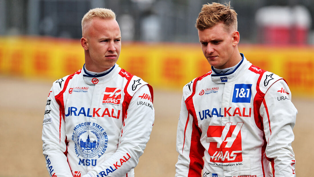 Nikita Mazepin - Mick Schumacher - Haas - Formel 1 - GP England 2021 - Silverstone