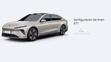 Nio ET7 im Konfigurator