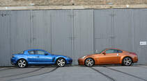 Nissan 350Z, Mazda RX-8, Exterieur