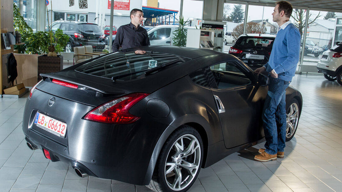 Nissan 370Z, Heckansicht