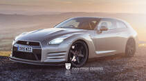 Nissan GT-R - Photoshop - Shooting Brake - Rain Prisk 2015