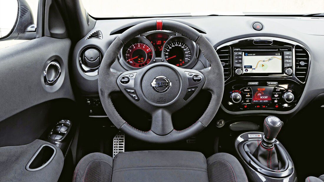 Nissan Juke Nismo, Cockpit, Lenkrad
