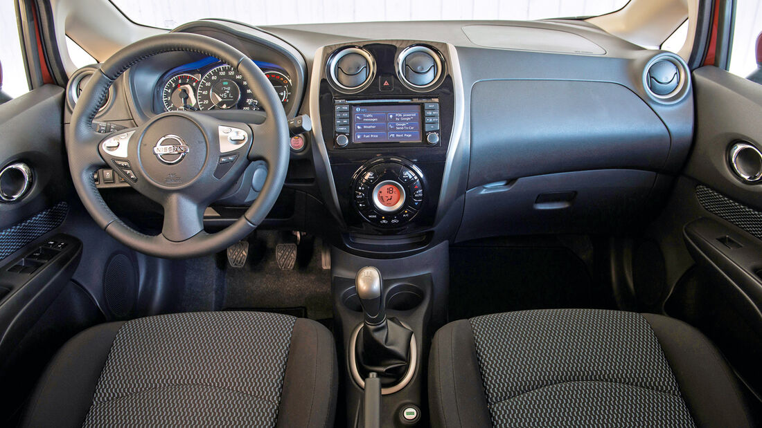 Nissan Note, Cockpit, Lenkrad