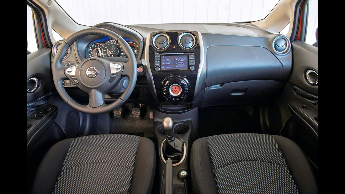 Nissan Note, Cockpit, Lenkrad
