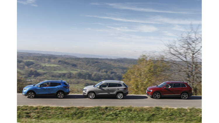 Nissan Qashqai Skoda Karoq Vw Tiguan Im Test Auto Motor Und Sport